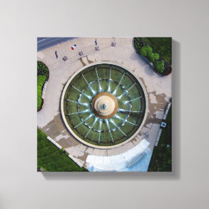 Arte da parede das canvas da fonte do