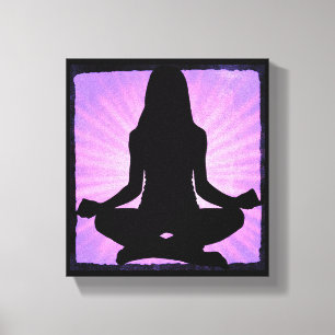 Arte da parede das canvas do zen da meditação da