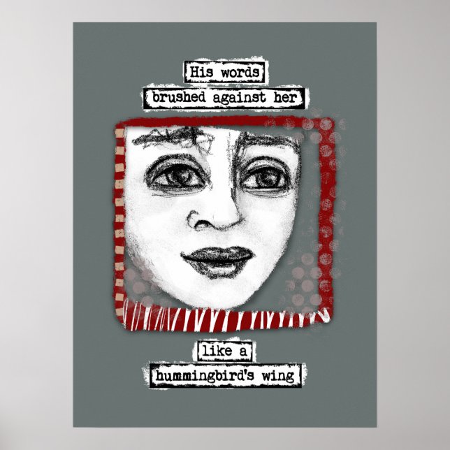 Arte da Parede Poster de Wing do Hummingbird (Frente)