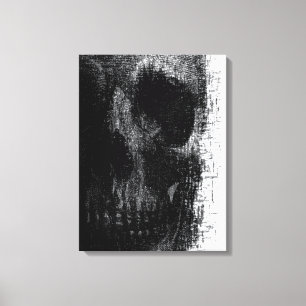 Arte das canvas do crânio