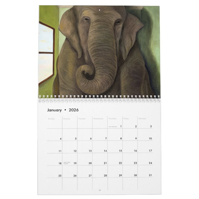 Arte de 2015 calendários por Leah Saulnier (Jan 2026)