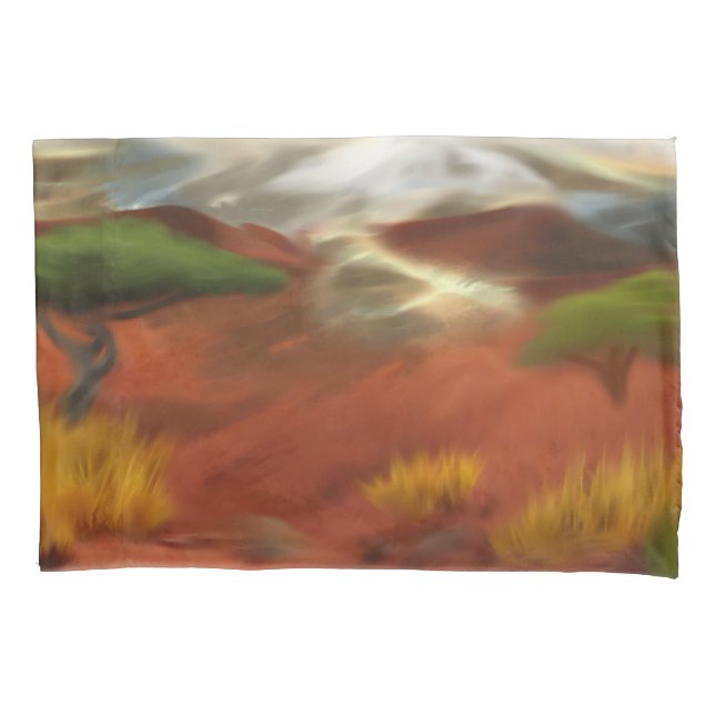 Arte de Abstrato do Outback Dawn australiano (Frente)