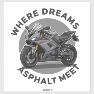 Arte de Adesivo de Motocicleta de Duas Rodas