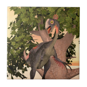 Arte de Aventura do Dinossauro Gigantoraptor para 