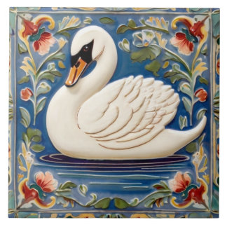 Arte de Aves do Corão Branco na Europa
