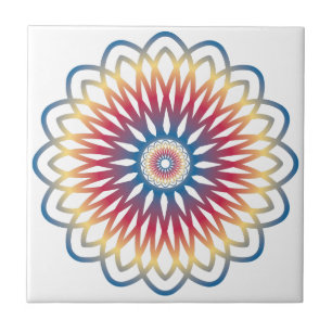 arte de azulejo decorativo desenho mandala