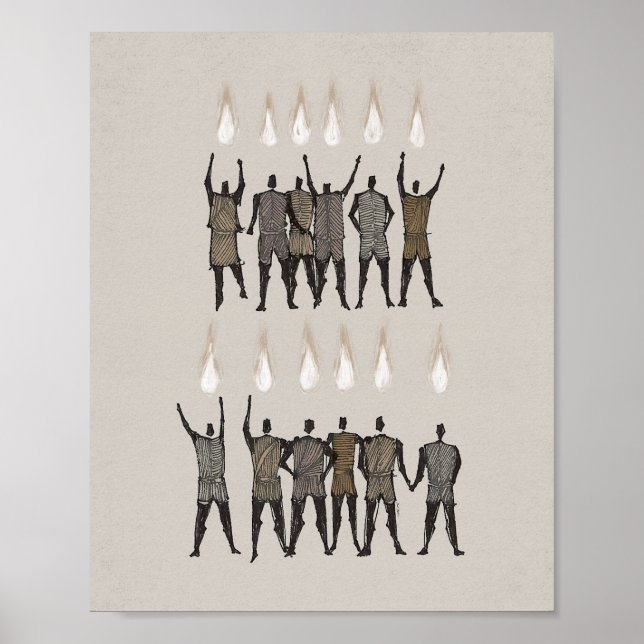 Arte de Bíblia Pentecost - Impressão Espírito Sant (Frente)