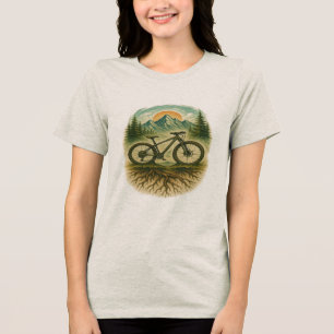 Arte de Bike Montanha para Amantes da Natureza e C