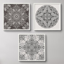 Arte de Boho Chic Mandala