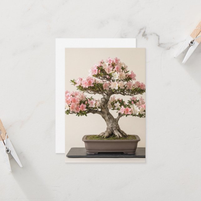 Arte de Bonsai Japonês na Parede  (Frente/Verso In Situ)