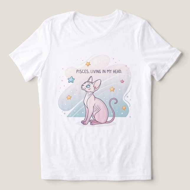 Arte de Cabeça Viva do Gato Esfinge do Zodíaco de  (Design frontal)