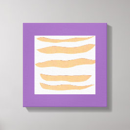 Arte de canvas com faixas de Tigre