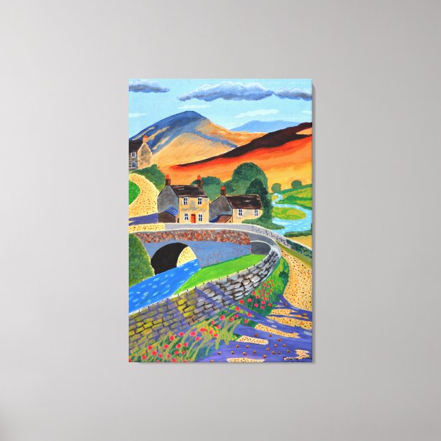 Arte de canvas das Terras Altas da Escócia (Frente)