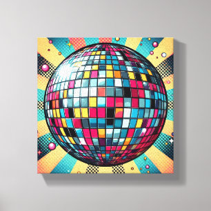 Arte de canvas de bola colorida!