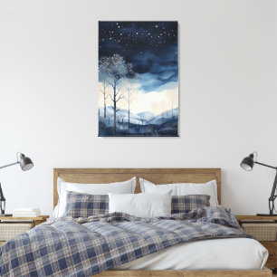 Arte de Canvas de inverno em neve