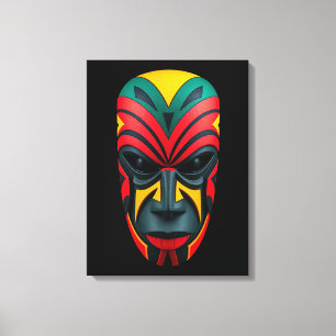 Arte de Canvas de Máscara Africana