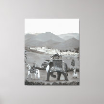 Arte de Canvas do Patrimônio Indiano