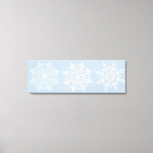 Arte de Canvas Flocos de Neve Feriados