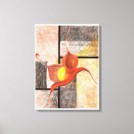 Arte de Canvas ilustrada à mão (Margem de Marfim)