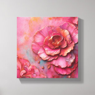 Arte de canvas rosa!