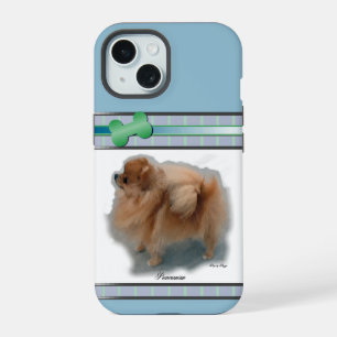 Arte de Cão Azul Moderno Pomeraniana
