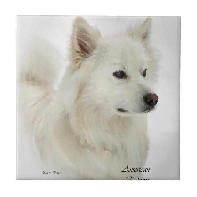 Arte de Cão Eskimo Americana (Frente)