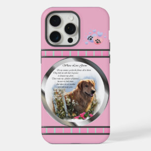 Arte de Cão Moderno, Cor-de-Rosa, Gelada, com Ouro