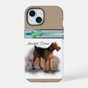 Arte de Cão Moderno e Bonita Airedale Terrier