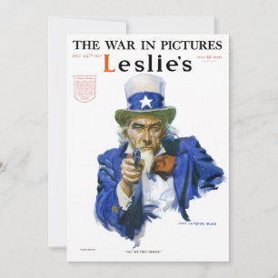 Arte de capa de revista vintage patriótica Tio Sam