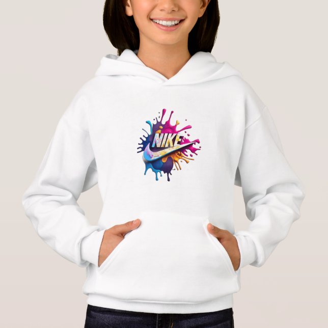 Arte de capuz Nike para criança (Frente)