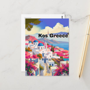 Arte de Cartão Postal de Viagem de Kos, Kos Grécia