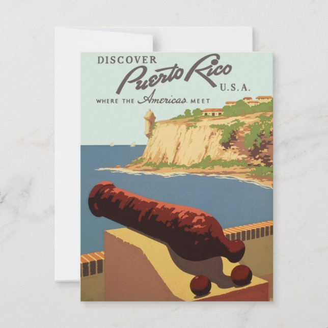 Arte de cartaz de viagem vintage, Descubra Porto R (Frente)