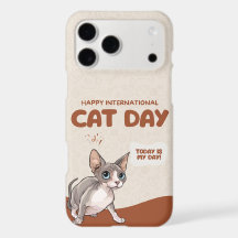 Arte de Celebração do Dia Internacional do Gato Sp