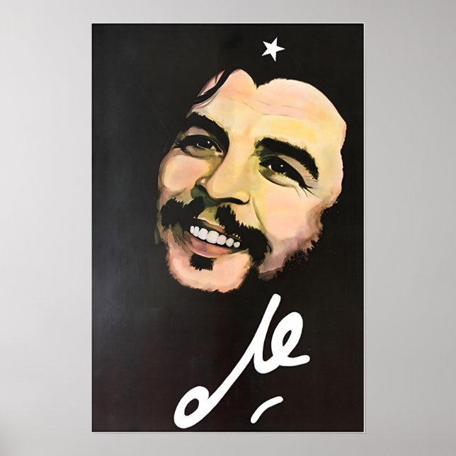 Arte de Che Guevara Impressão Cubana Cartaz de Cub (Frente)
