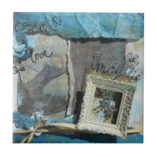 Arte de citação de mídia mista (Frente)