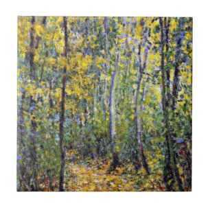 Arte de Claude Monet: Wood Lane, pintura de Monet