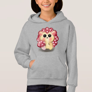 Arte de Cogumelo Vermelho Kawaii Fofinhoouriço Fun