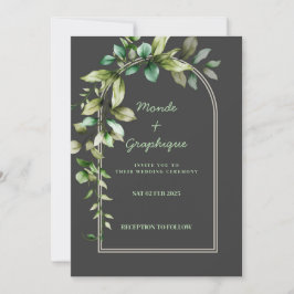 Arte de Convites de Casamento