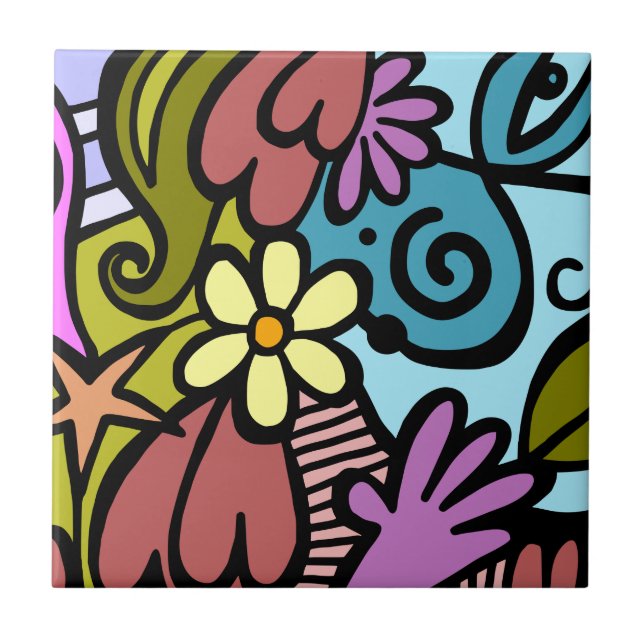 Arte de Cubismo Moderno Abstrato (Frente)