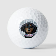 Arte de Dachshund de Natal