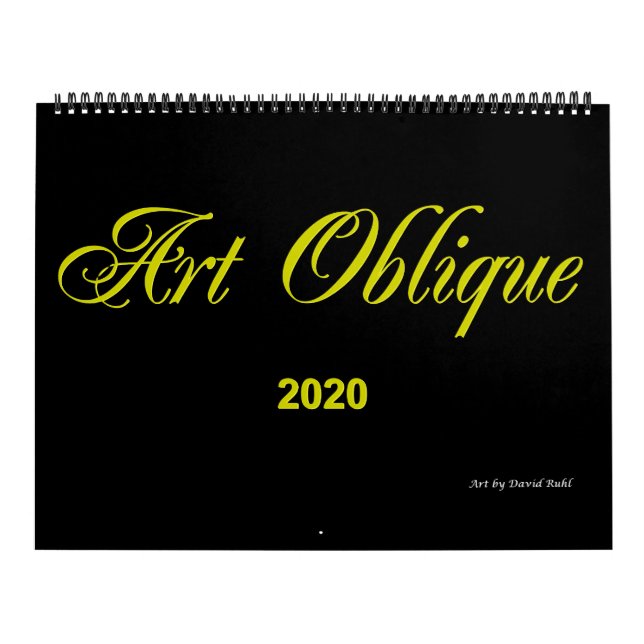 Arte de David Ruhl - Calendário 2020 (Capa)