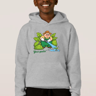 Arte de desenho animado de agricultor de jardinage