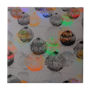 Arte de Digitas com cursos redondos da escova