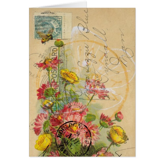 Arte de Digitas da abelha e do cartão do falso das (Frente)