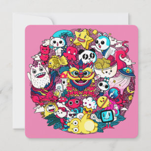 Arte de Dodle Japonesa