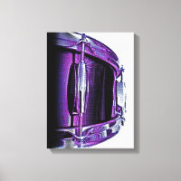 Arte de Drummer de Canvas de Tambor Roxo legal