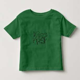 Arte de esquilo, desenho de camisa colorida de esq