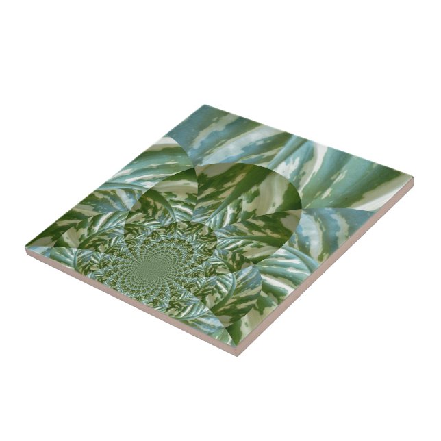 Arte de Estampa de Camuflagem Verde Eco Kaleidoscó (Lateral)