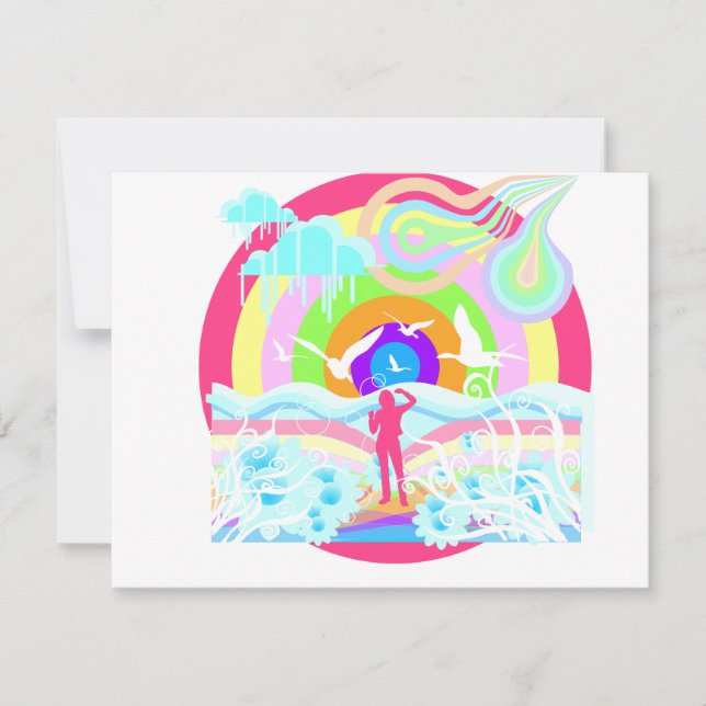 Arte de estilo hippy de 1960 (Frente)