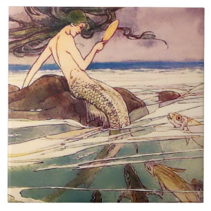 Arte de fada “Sereia” por Alice B Woodward